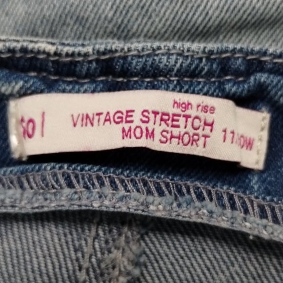 SO Paperbag Waist High Rise Vintage Mom Shorts - Picture 8 of 11